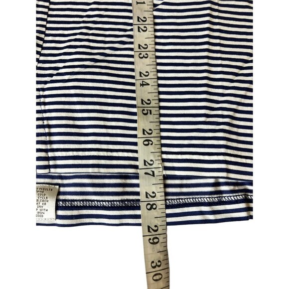 Peter Millar Men's Navy Blue & White Striped Polo Shirt - Picture 5 of 5